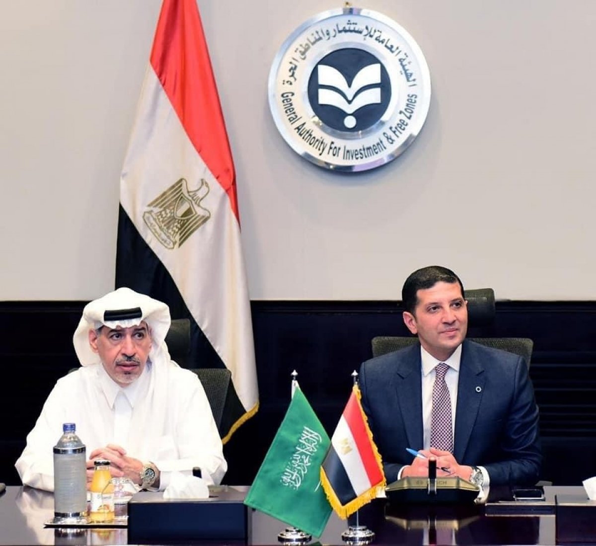 الرئيس التنفيذي لهيئة الإستثمار يلتقي مسئولي الجانب السعودي بمجلس الأعمال المصري السعودي لبحث زيادة الاستثمارات السعودية في مصر