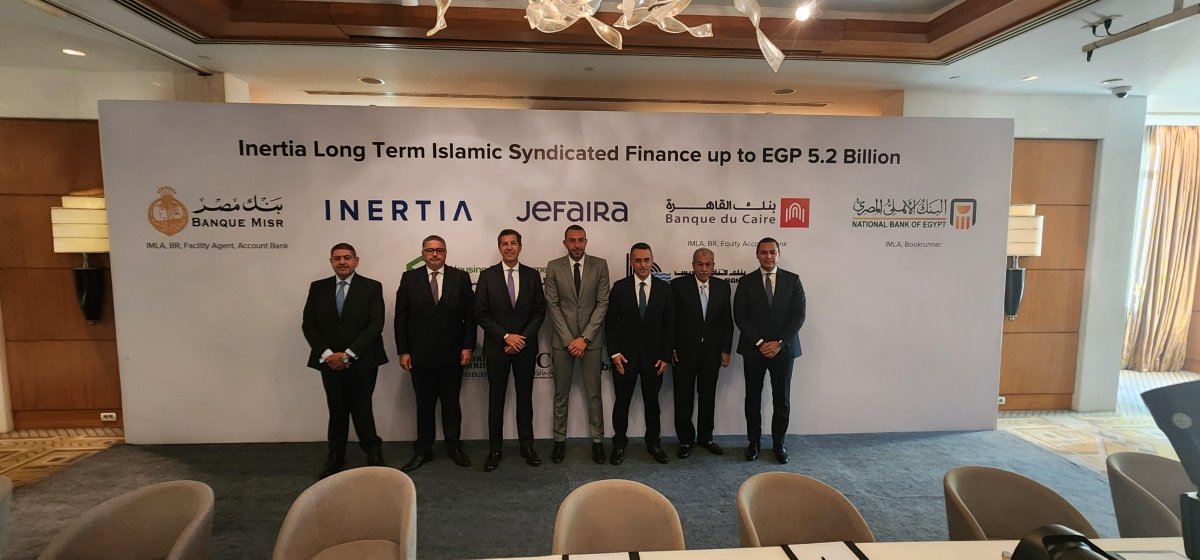 تحالف مصرفي من خمسة بنوك يمنح تمويل إسلامي مشترك -مضاربة - بقيمة 5.2 مليار جنيه لصالح شركة انرشيا للتنمية العقارية لمشروع چيفيرا برأس الحكمة بالساحل الشمالي