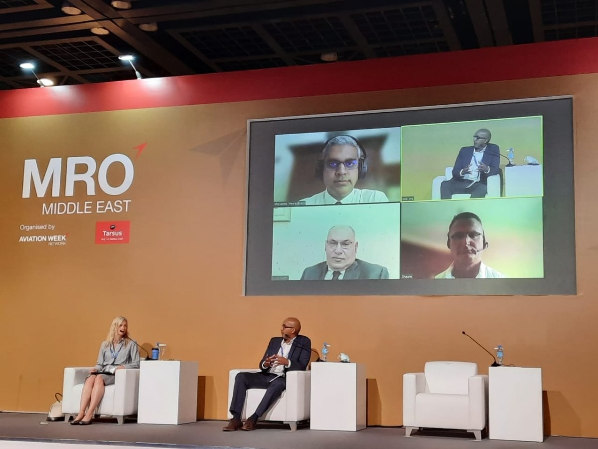 مصر للطيران للصيانة تشارك بمؤتمر ومعرض صيانة وعمرة الطائرات بالشرق الأوسطMRO Middle East 2021  