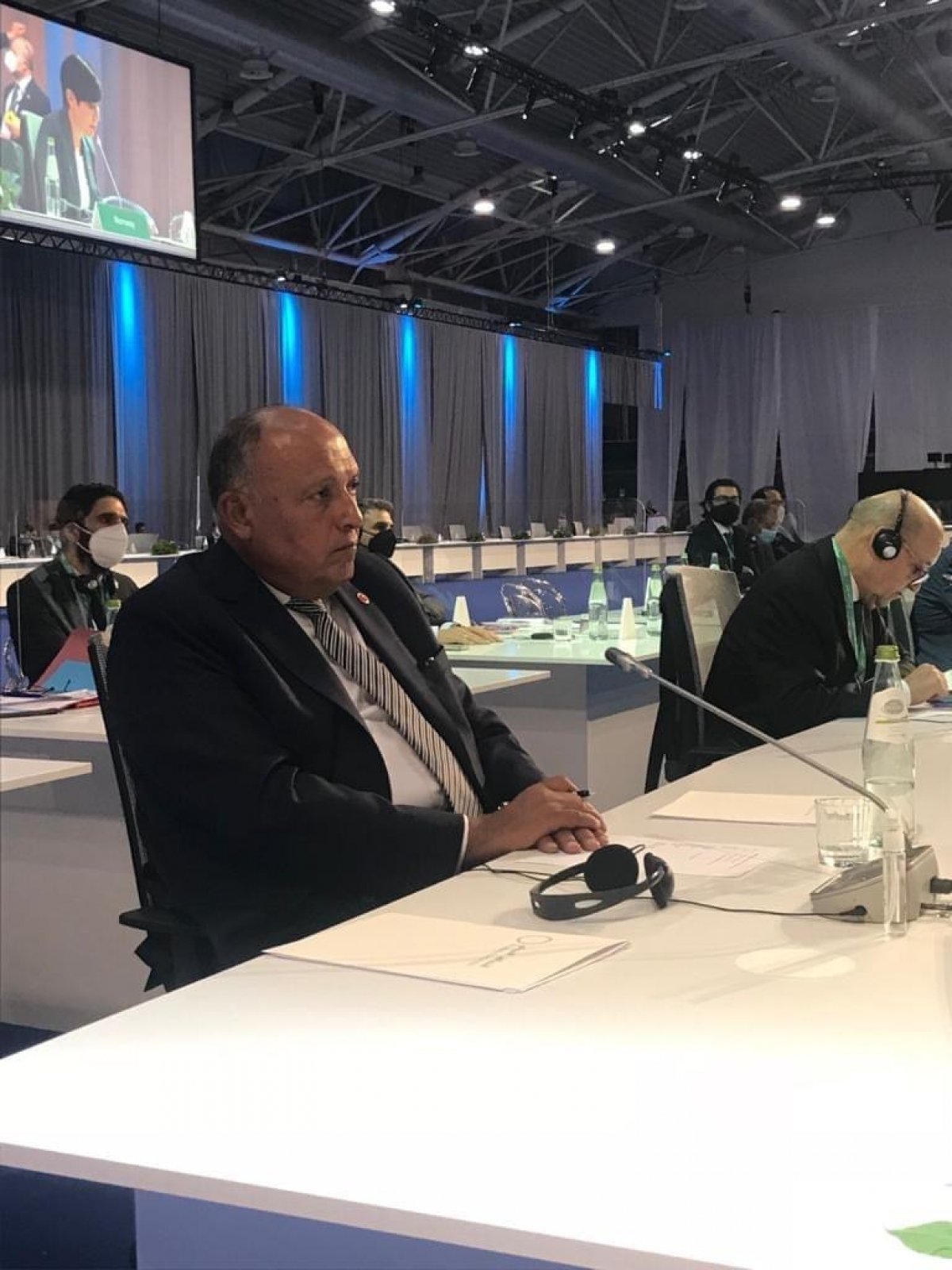 وزير الخارجية يُلقي كلمة مصر في الاجتماع الوزاري حول سوريا المنعقد في روما