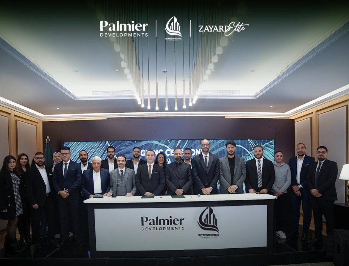 التسليم في 2026.. &laquo;palmier developments&raquo; تتعاقد مع &laquo;Sky Contracting&raquo; لدعم &laquo;Zayard Elite&raquo; بعد إنجاز 75% من الأعمال