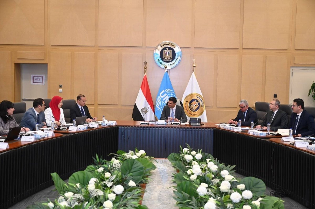 وزير الصناعة يترأس اجتماع لجنة تسيير برنامج الشراكة القطرية لمصر (PCP)&nbsp; ويبحث مع ممثل المكتب الإقليمي لليونيدو في مصر مشروعات المنظمة 