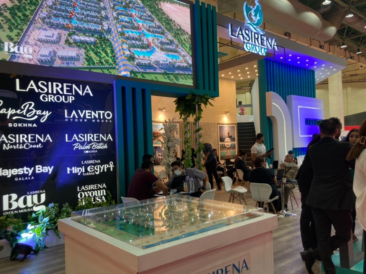 "لاسيرينا" تطرح وحدات بالساحل الشمالى والعين السخنة ورأس سدر بخصومات تصل الى 50 % بمعرض الأهرام العقارى