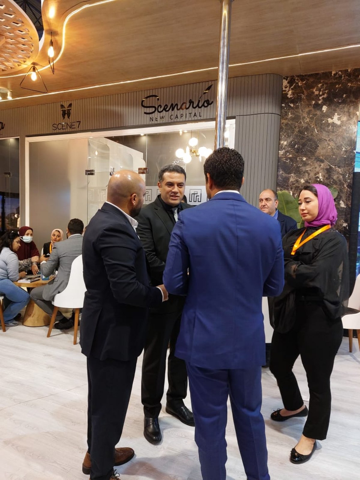 إقبال كبير على جناح"  اكام " باليوم الأول لمعرض عقارى الاهرام