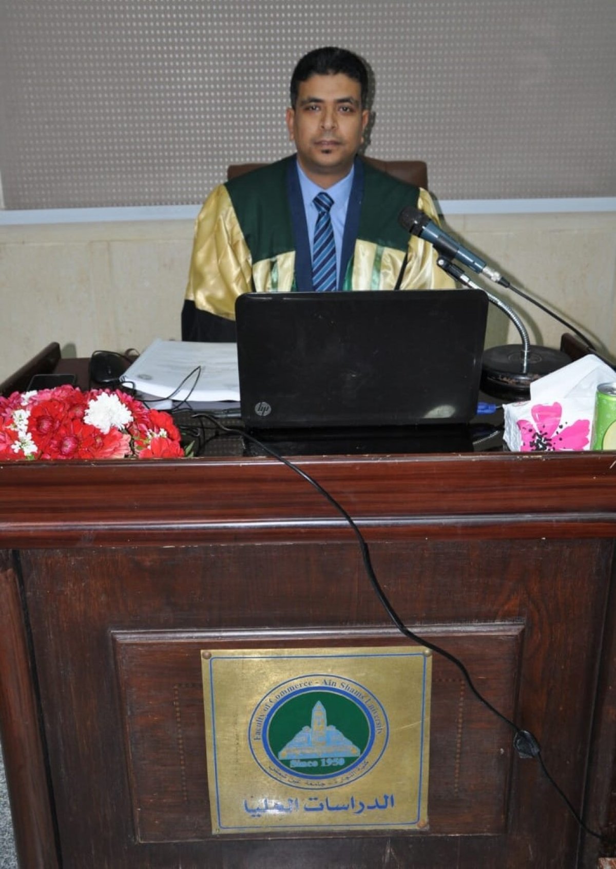 محمد جهلان يحصل على درجة الماجستير بعنوان "أهمية التأجير التمويلي وآثار استخدامه بشركات المقاولات العامة والمتخصصة"