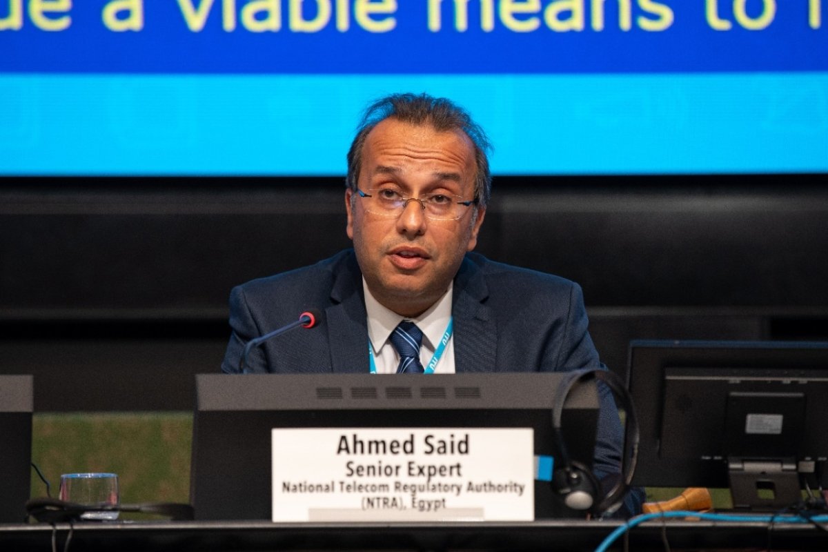 انتخاب الأستاذ أحمد سعيد الخبير بالجهاز القومي لتنظيم الاتصالات كأول مصري وعربي  رئيسًا للجنة الدراسية الثالثة بقطاع قياسات الاتصالات بالاتحاد الدولي للاتصالات