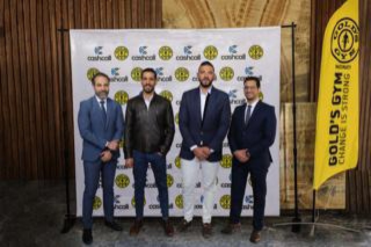 جولدز جيم  Gold’s Gym -مدينتى- تطلق تطبيق Cashless من كاش كول و هو أول منصة مجتمعية مغلقة تسهل التعاملات بين المنشآت الرياضية وأعضائها