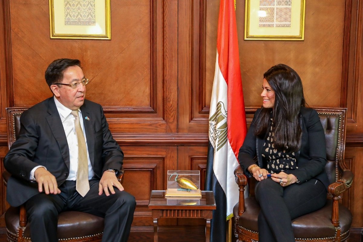 د. رانيا المشاط تلتقي سفير كازاخستان لبحث ترتيبات انعقاد اللجنة المشتركة بين البلدين