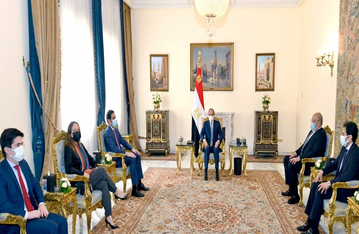 الرئيس السيسي يستقبل رئيس محكمة المحاسبات الفيدرالية البرازيلية