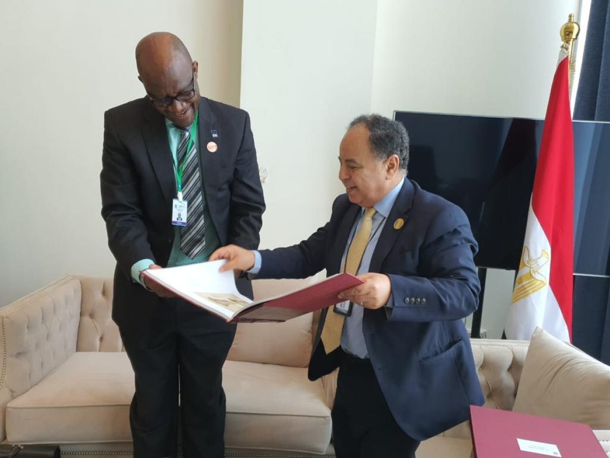 وزير المالية فى لقائه الرئيس التنفيذى للوكالة الأفريقية للتأمين على التجارة:نسعى لتوفير غطاء تأميني للصادرات المصرية لأفريقيا