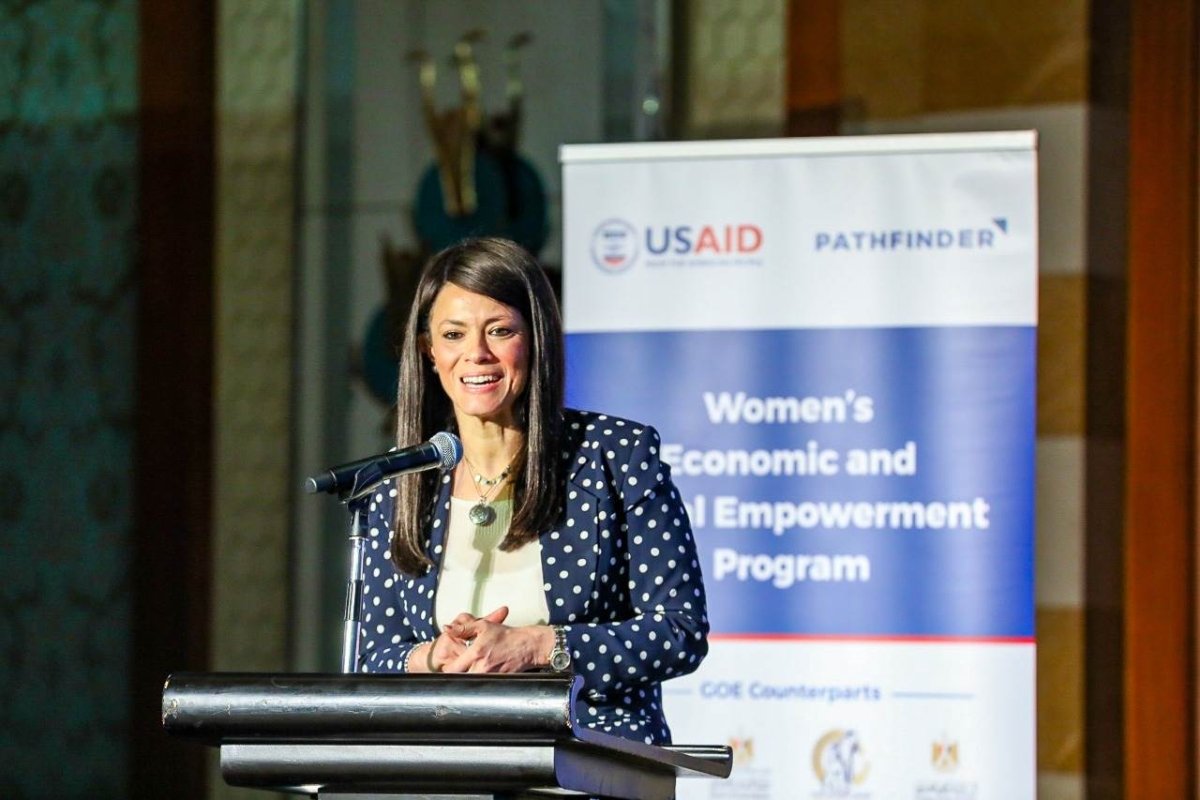 «وزيرة التعاون الدولي» تشهد إطلاق مشروع التمكين الاقتصادي والاجتماعي للمرأة