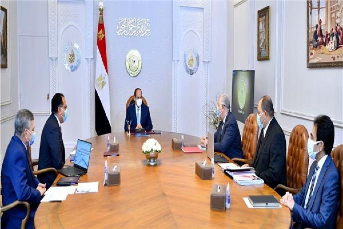 الرئيس السيسي يتابع المشروعات القومية بقطاعات الأمن الغذائي على مستوى الجمهورية
