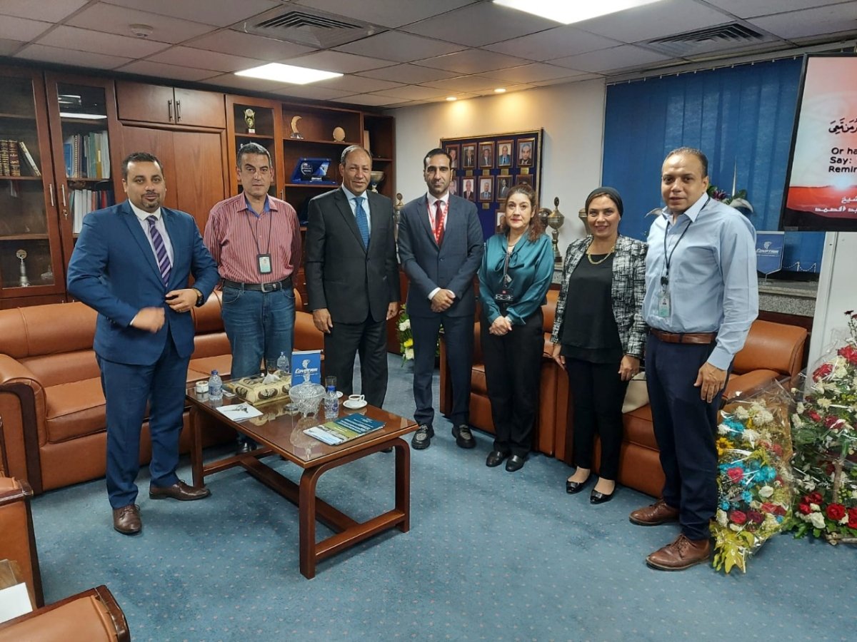 مصرللطيران للخدمات الأرضية تستقبل وفدا من طيران الإمارات