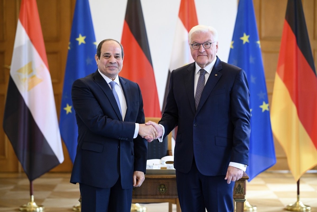 تعرف علي تفاصيل لقاء الرئيس السيسي ونظيره الألماني في برلين