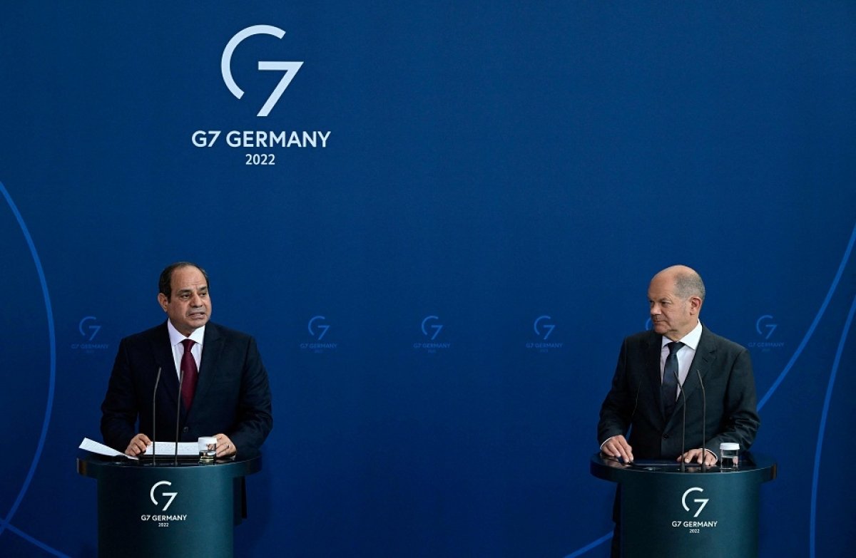 عاجل: كلمة الرئيس السيسي خلال المؤتمر الصحفي المشترك مع مستشار جمهورية ألمانيا الاتحادية