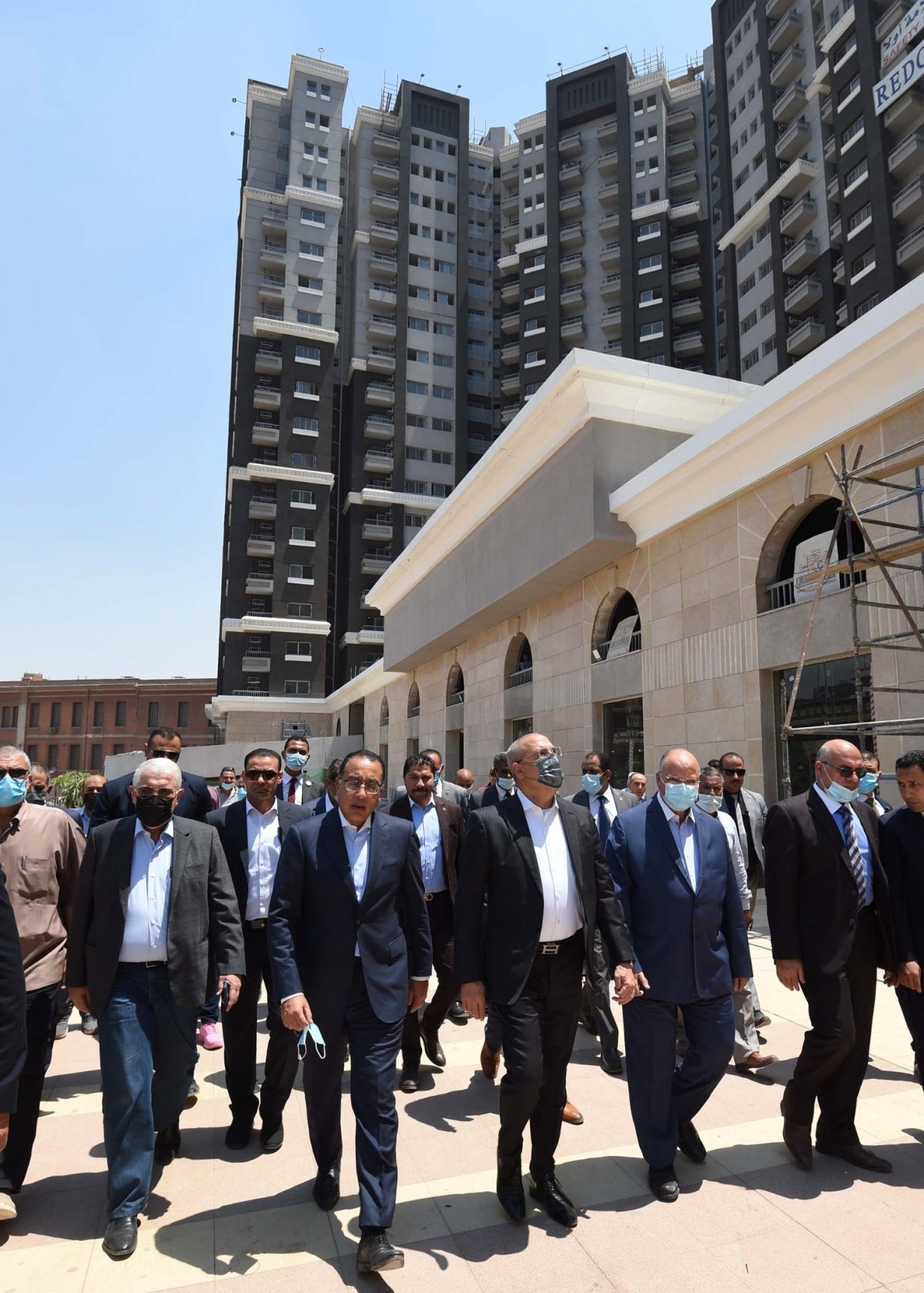 رئيس الوزراء يتفقد مشروع تطوير منطقة مثلث ماسبيرو قبل بدء التسليم