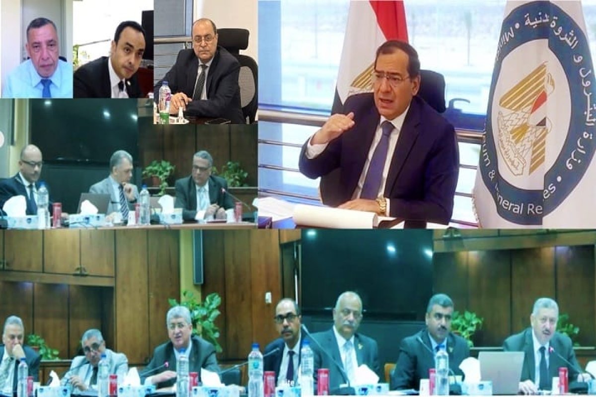 اجتماع اللجنة العليا للمشروعات البترولية لمتابعة تنفيذ عدد من المشروعات الجديدة