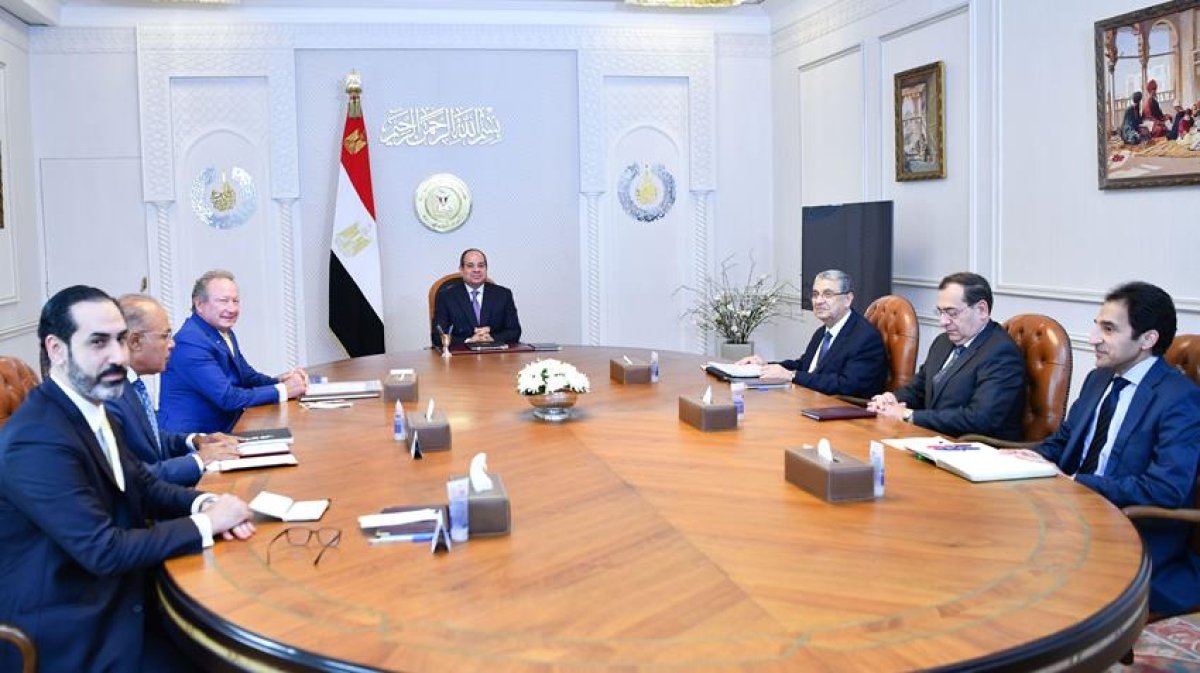 الرئيس السيسي يستقبل رئيس شركة FFI الأسترالية للطاقة