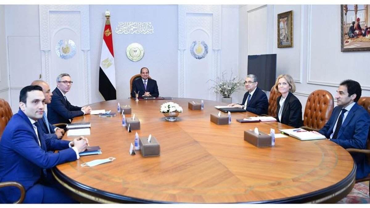 الرئيس السيسي يستقبل الرئيس التنفيذي لشركة "سكاتك" النرويجية لتوليد الطاقة الجديدة