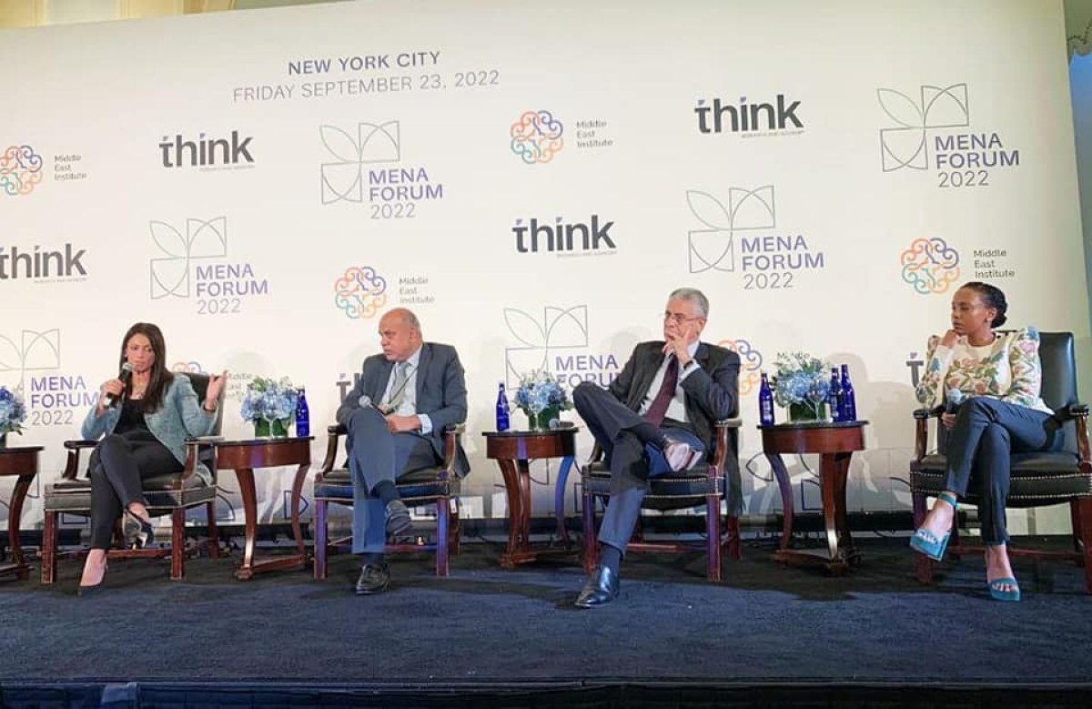 وزيرة التعاون الدولي تشارك في جلسة نقاشية حول تعزيز الأمن الغذائي