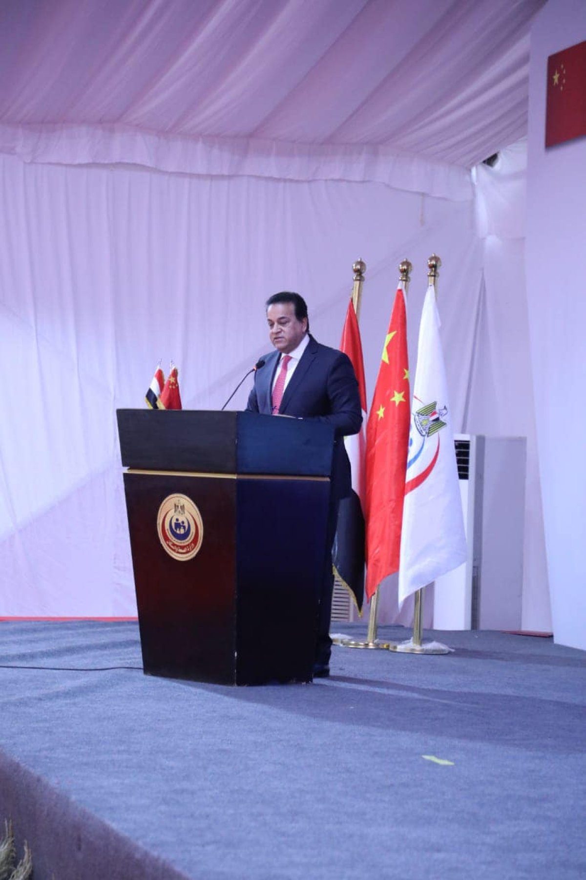 وزير الصحة يفتتح المجمع اللوجيستي المميكن لحفظ وتوزيع اللقاحات بشركة «فاكسيرا» بمدينة 6 أكتوبر