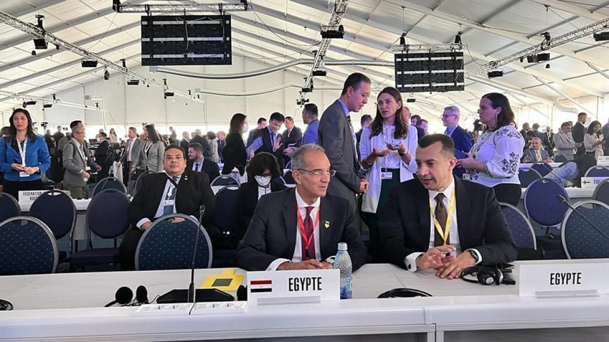 وزير الاتصالات يشارك فى فعاليات افتتاح مؤتمر المندوبين المفوضين برومانيا