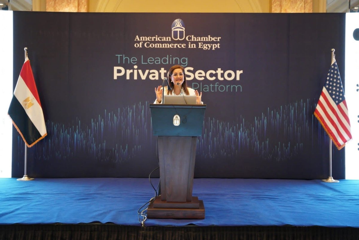 وزيرة التخطيط تجتمع مع أعضاء غرفة التجارة الأمريكية فى القاهرة