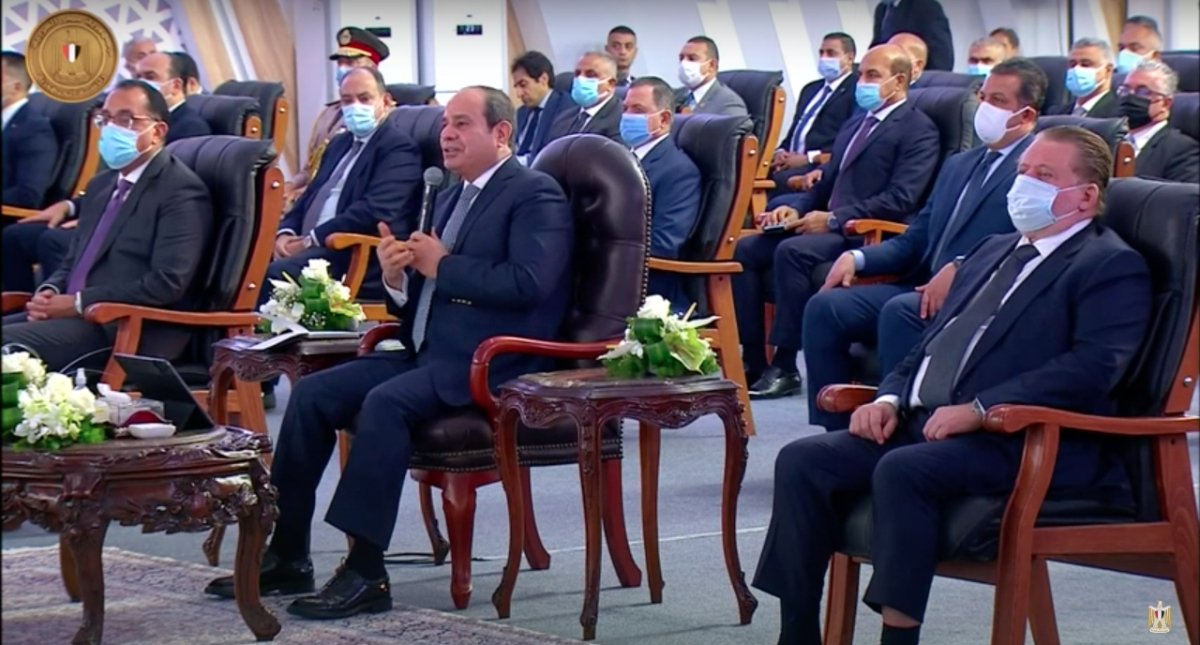 بالفيديو.. الرئيس السيسي يشهد افتتاح عدد من مشروعات الهيئة العامة للاستثمار