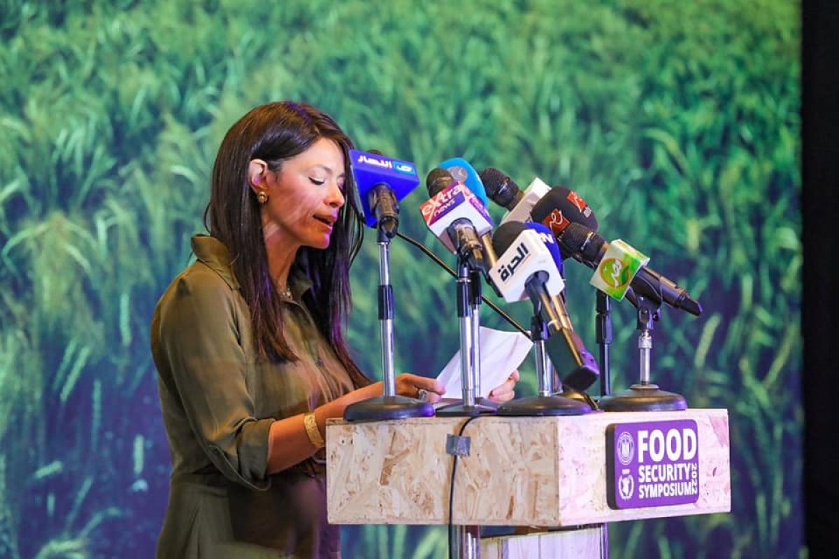 وزيرة التعاون الدولي تفتتح الدورة الأولى لمؤتمر الأمن الغذائي 2022