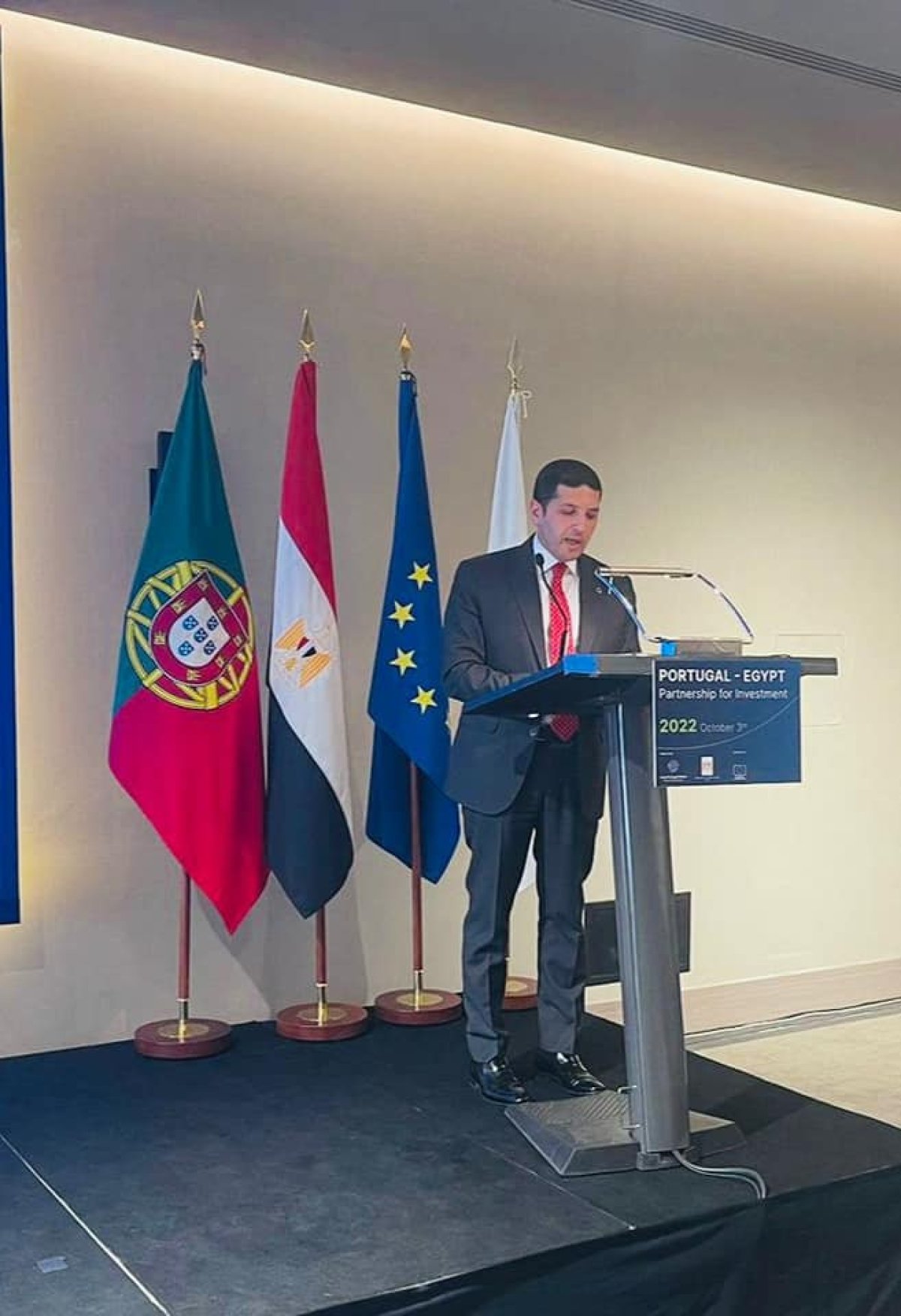 رئيس هيئة الاستثمار يفتتح منتدى الاستثمار والشراكة المصري - البرتغالي الأول لتعزيز التعاون الاستثماري بين البلدين