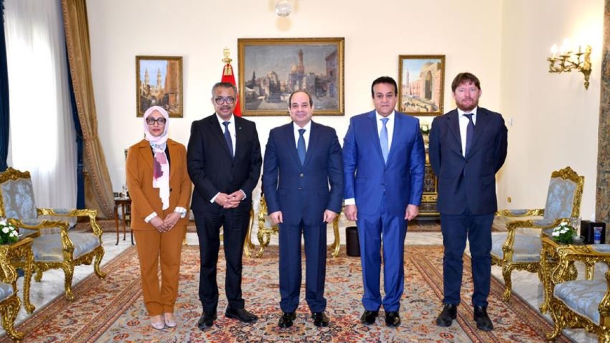 الرئيس السيسي يستقبل المدير العام لمنظمة الصحة العالمية