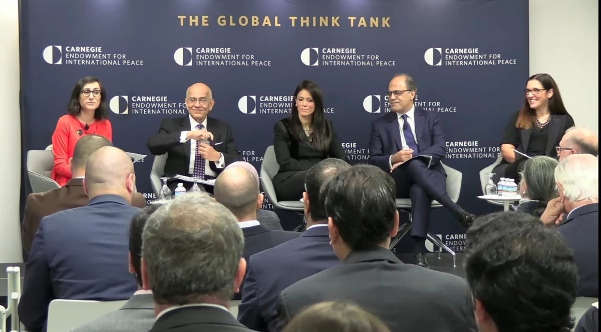 المشاط تُشارك في إطلاق كتاب "إعادة تقييم أجندة النمو الشامل بمنطقة الشرق الأوسط وشمال أفريقيا