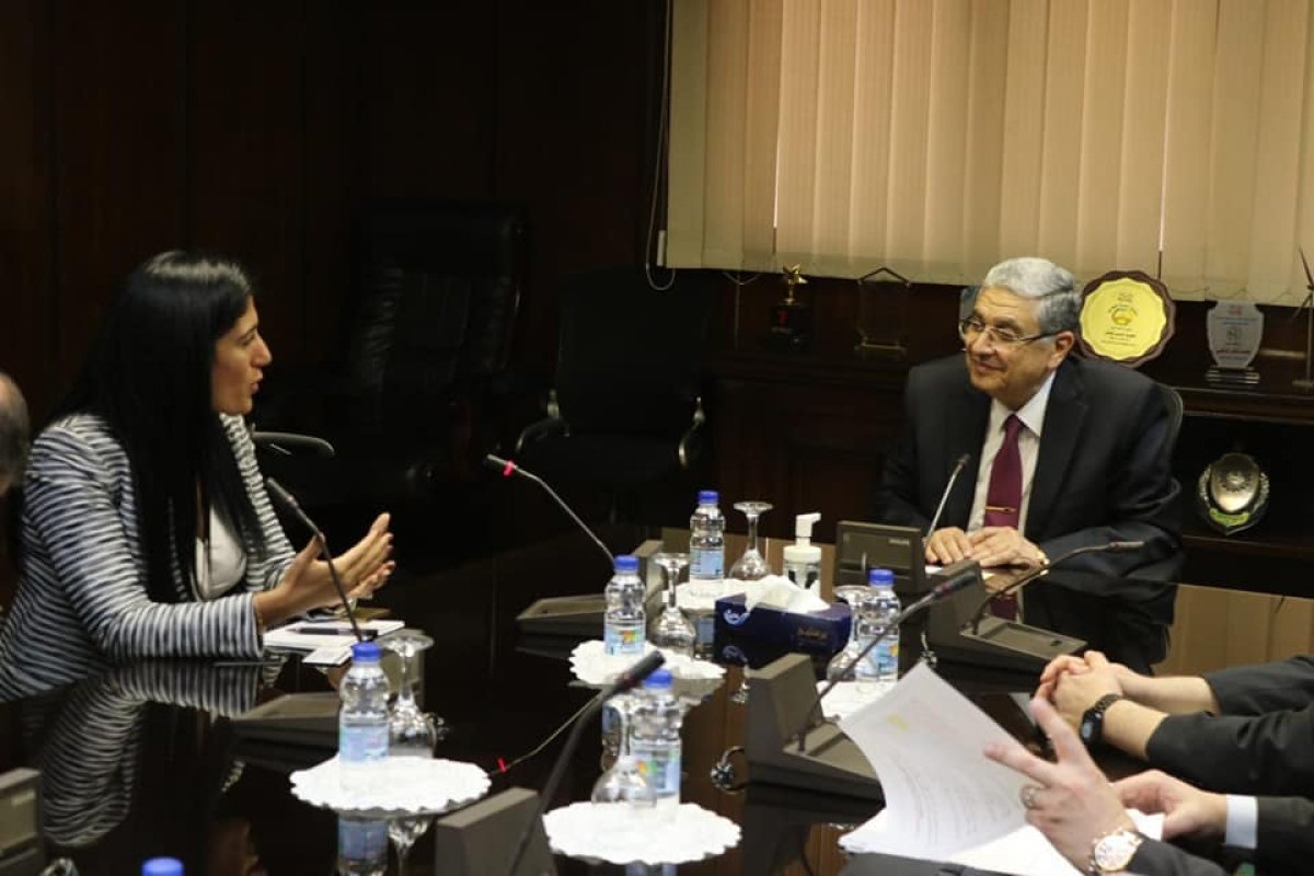 وزير الكهرباء يستقبل الملحق التجارى بسفارة بلجيكا بمصر 