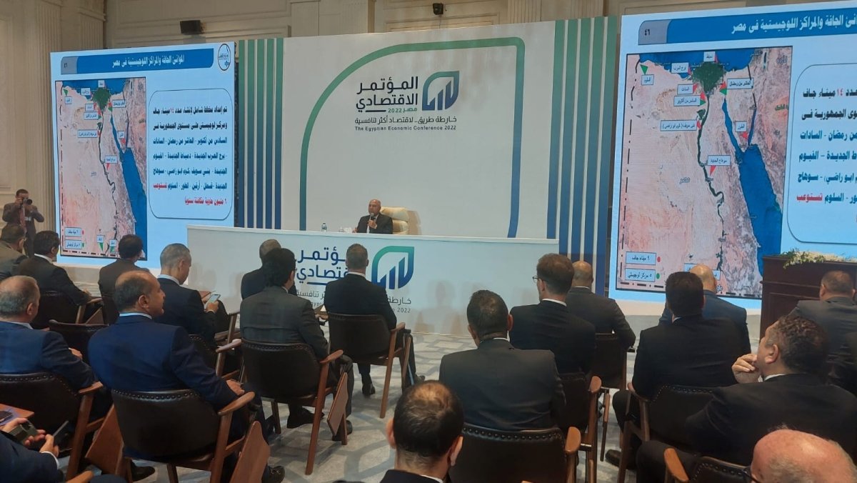  اليوم الثاني للمؤتمر الاقتصادى - مصر 2022.. وزير النقل يستعرض الفرص المتاحه لمشاركة القطاع الخاص في قطاع النقل