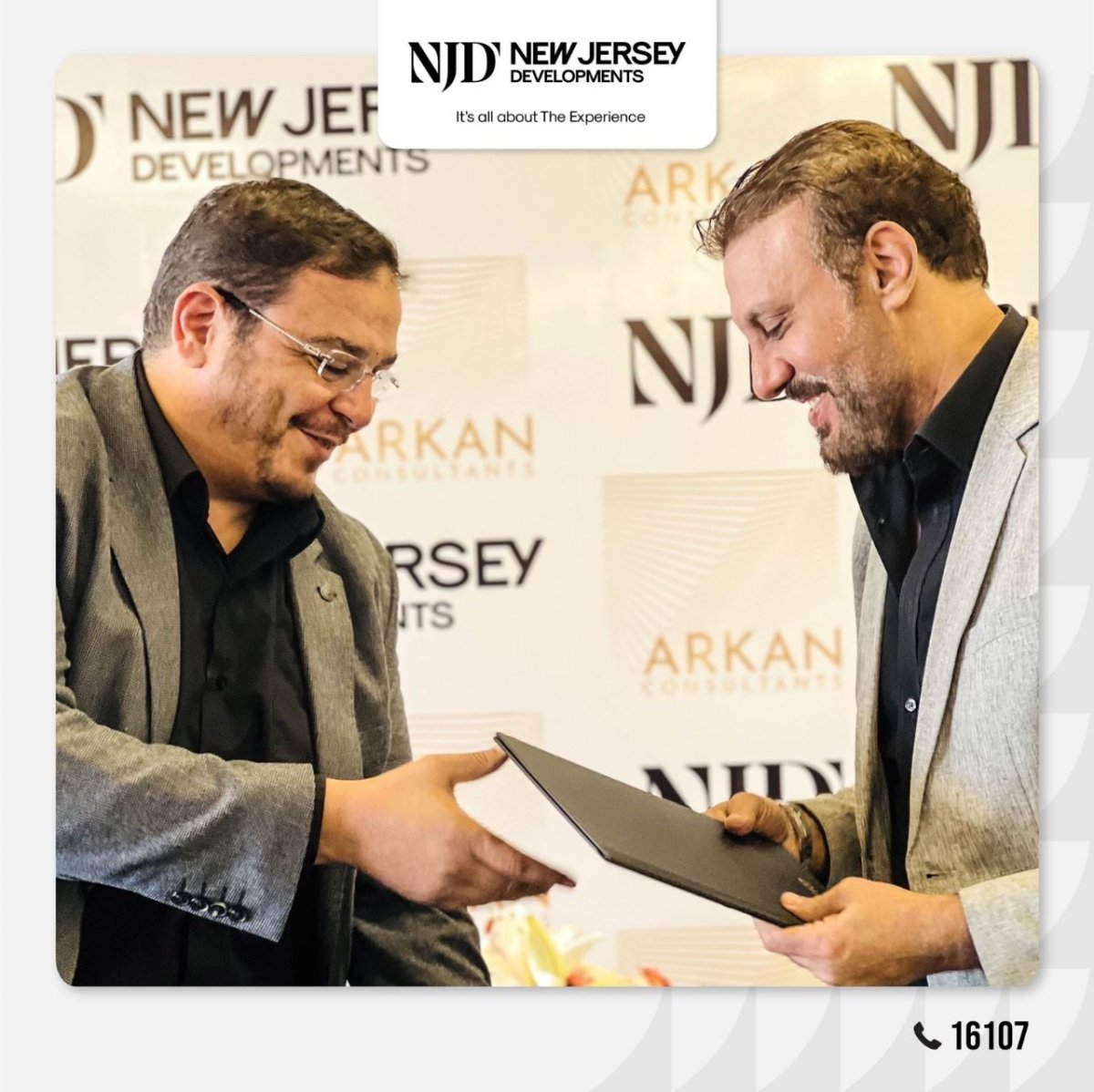 نيو جيرسي للتطوير العقارى تتعاقد مع شركة أركان للإشراف على أعمال تنفيذ مشروع جورا JURA السخنة
