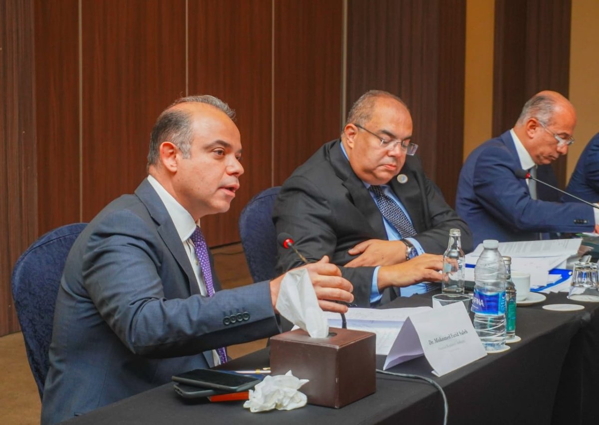 رئيس الرقابة المالية يشارك في مائدة مستديرة مع خبراء دوليين في التمويل والتنمية