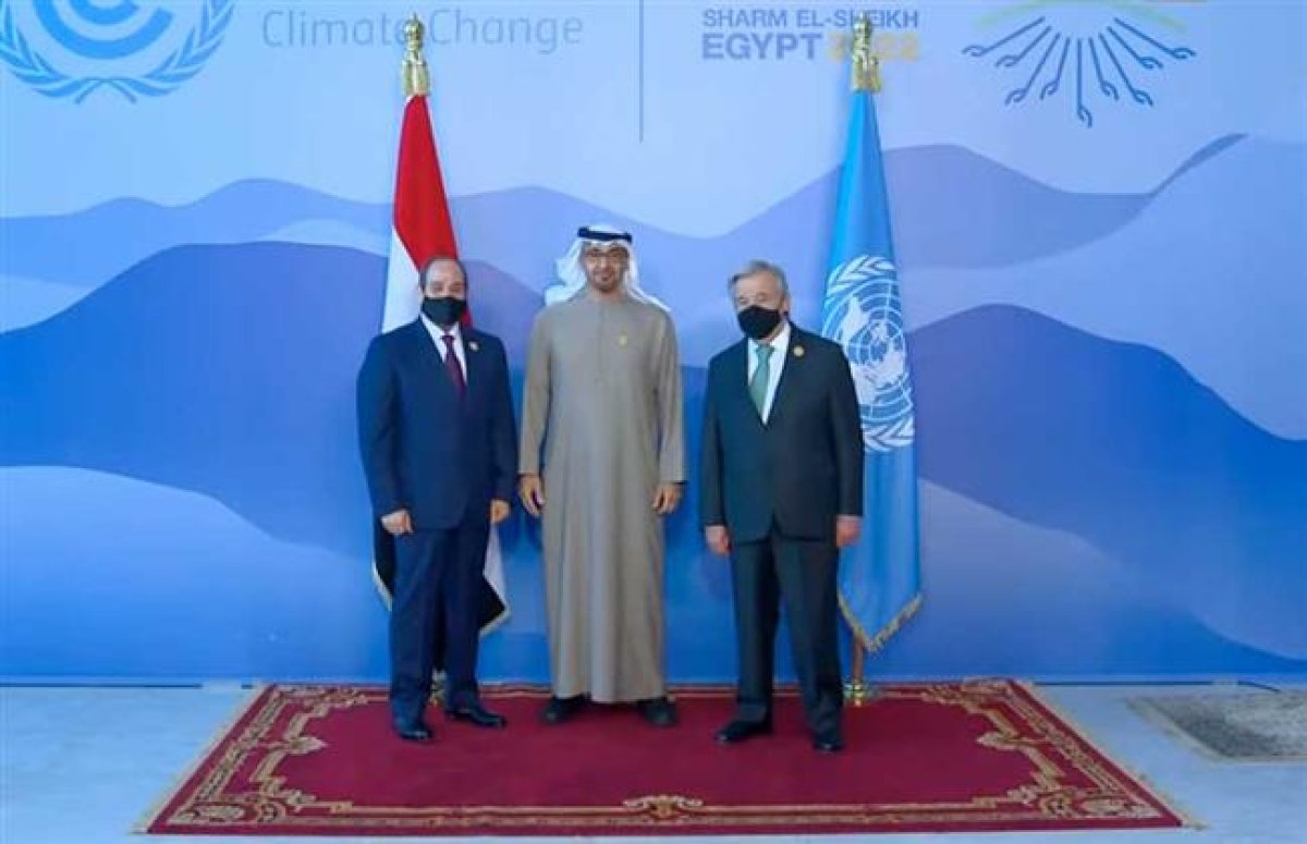 الرئيس السيسي يستقبل رئيس الإمارات محمد بن زايد في مقر انعقاد قمة المناخ في شرم الشيخ