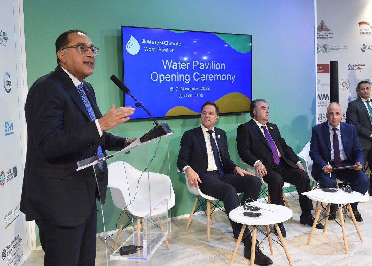 مدبولي يشهد افتتاح جناح المياه بالمنطقة الزرقاء