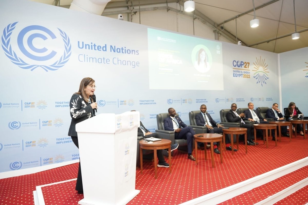 وزيرة التخطيط تشارك بحدث "صوت أفريقيا: توجيه الاستثمارات إلى المشروعات الخضراء"