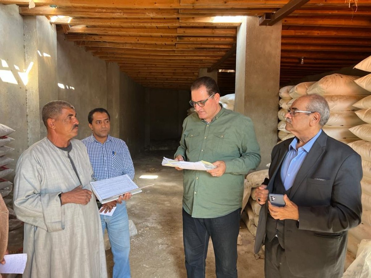 مستشار وزير الزراعة للمتابعة يتفقد الاصول التابعة للوزارة بالفيوم