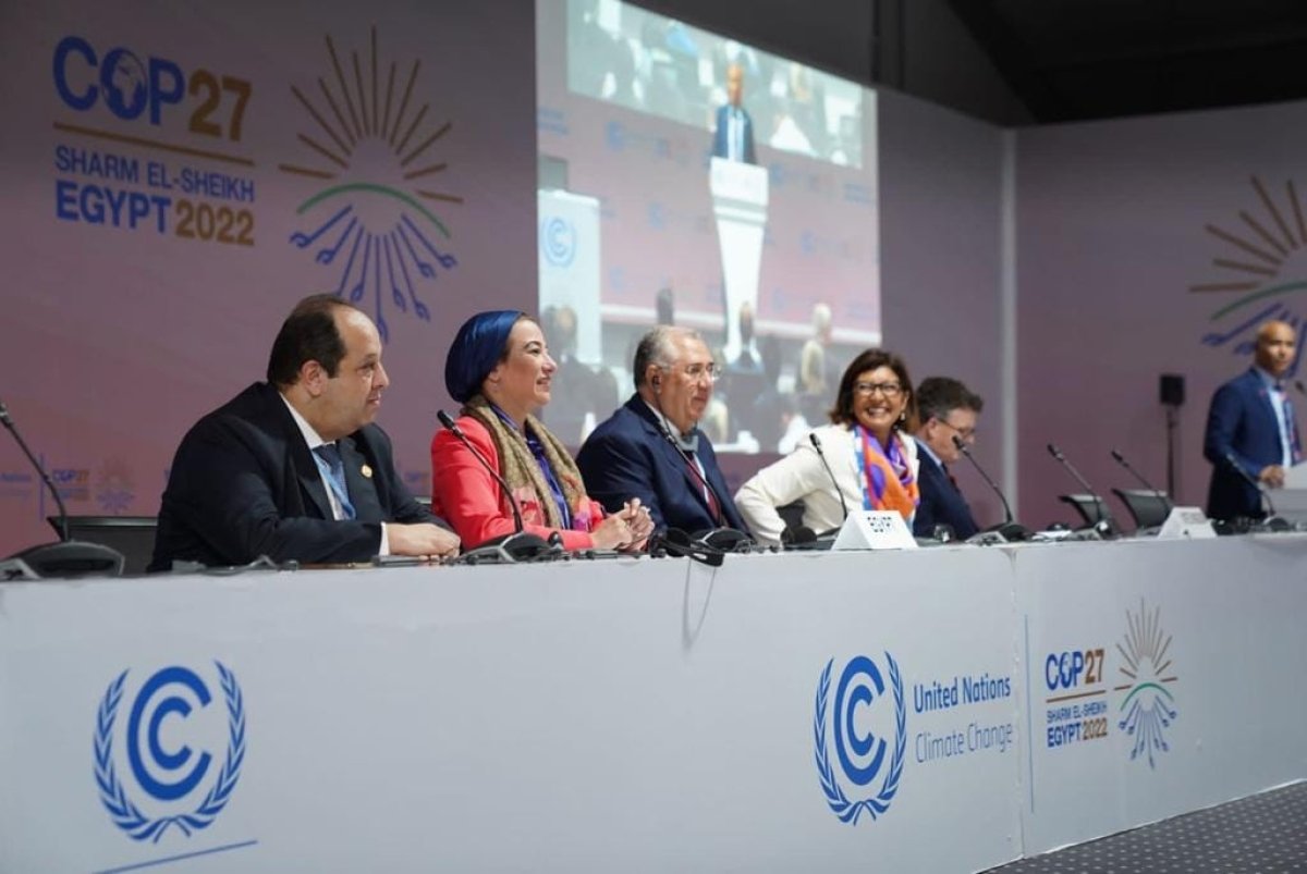 وزيرة البيئة  تشارك مع وزير الزراعة فى الجلسة الافتتاحية ليوم التكيف والزراعة والأمن الغذائى