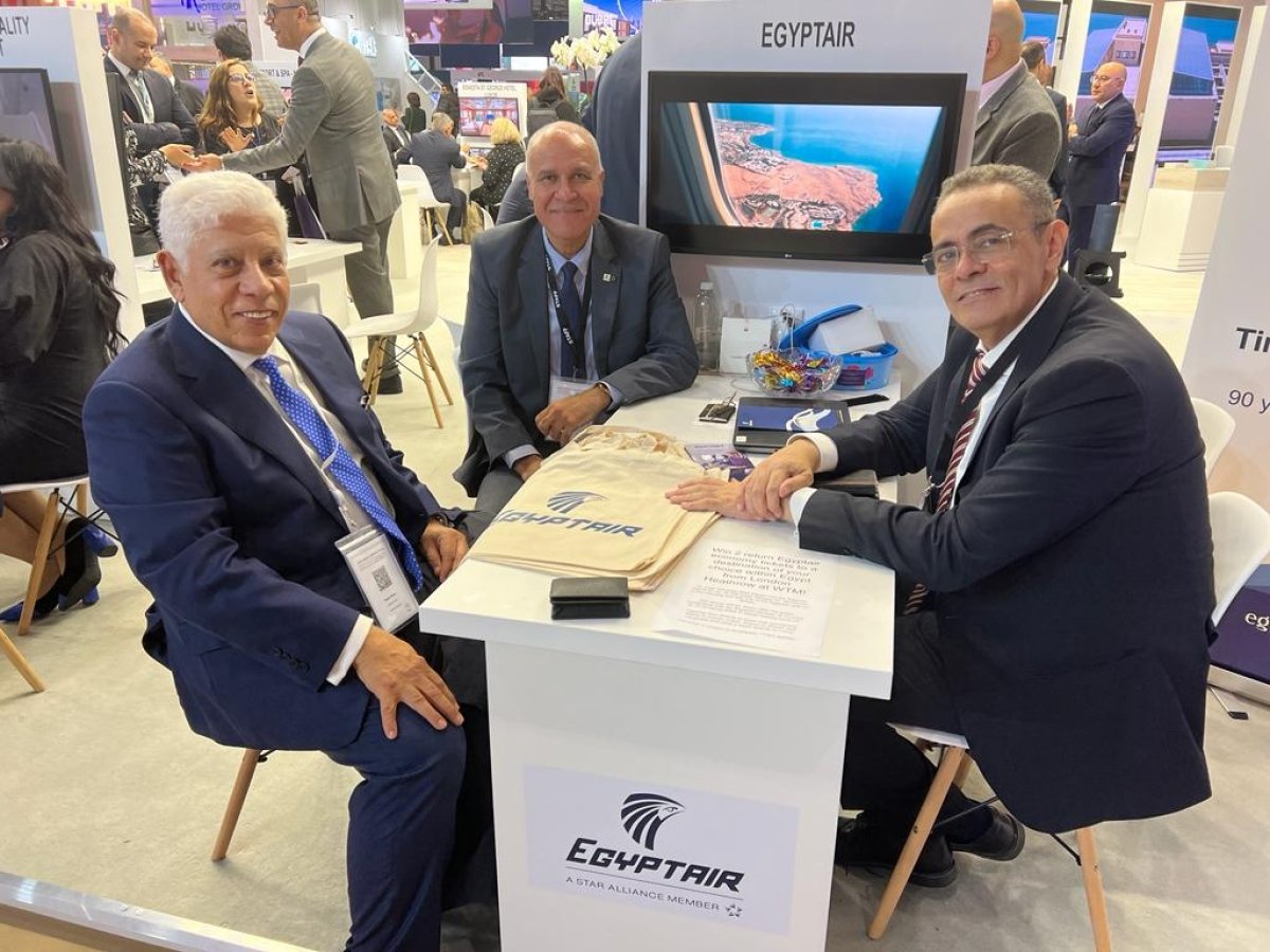 مصر للطيران تشارك في النسخة 43 لبورصة لندن الدولية للسياحة  WTM 