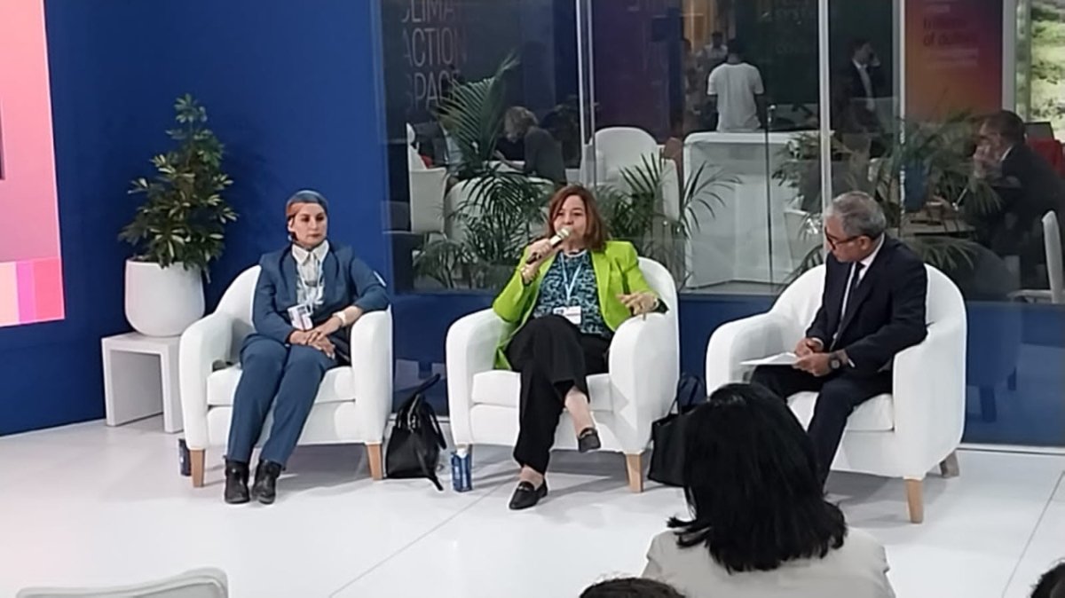 ضمن فعاليات مؤتمر المناخ.. رئيس صندوق " الإسكان الاجتماعي" تشارك في جلسة نقاشية بعنوان " تسريع تمويل المباني الخضراء "