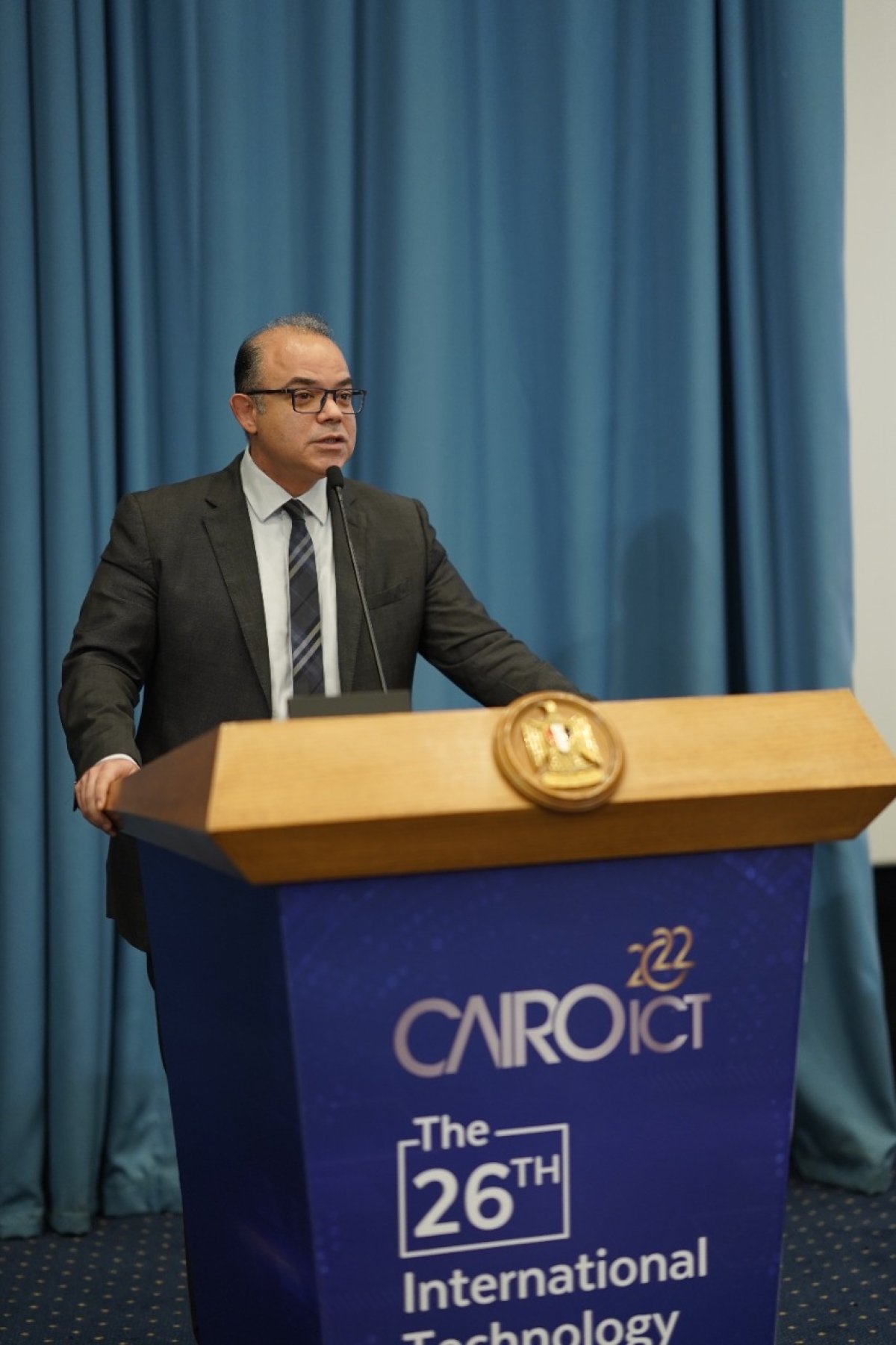 كلمه رئيس الرقابة المالية بالمؤتمر الدولي للتكنولوجيا في الشرق الأوسط وأفريقيا Cairo ICT 