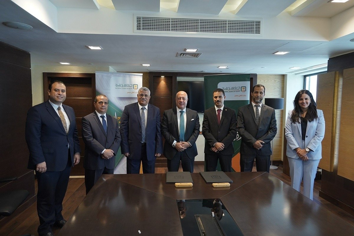 البنك الاهلي المصري يوقع بروتوكول تعاون مع شركة اجري سوفت لتكنولوجيا المعلومات