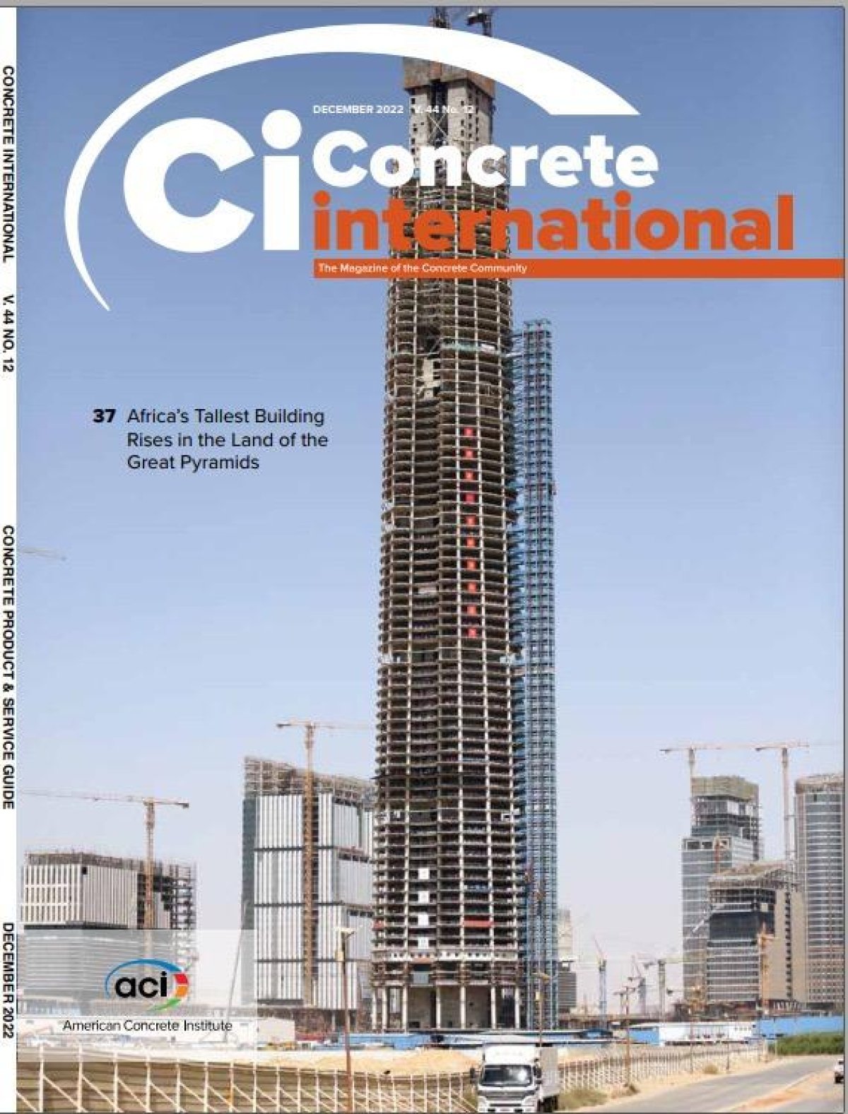 مجلة الخرسانة العالمية تنشر تقريرا عن البرج الأيقونى بالعاصمة الإدارية الجديدة