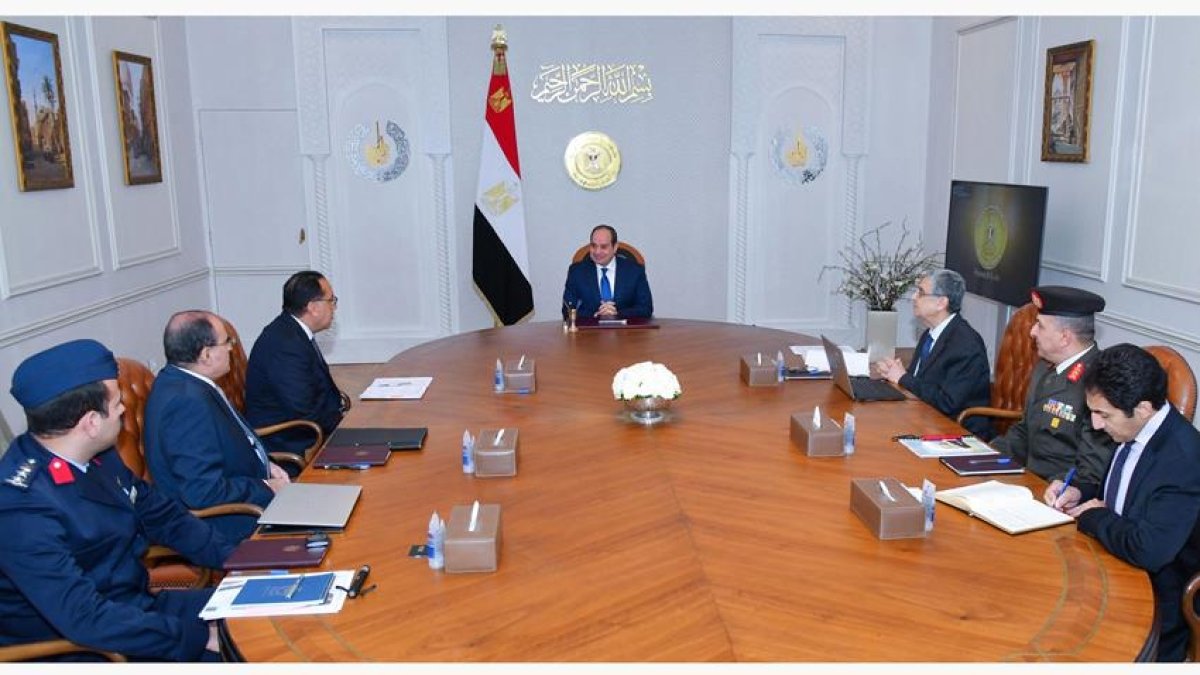 الرئيس السيسي يتابع الموقف التنفيذي لإمدادات التغذية الكهربائية للمشروع الزراعي "الدلتا الجديدة"