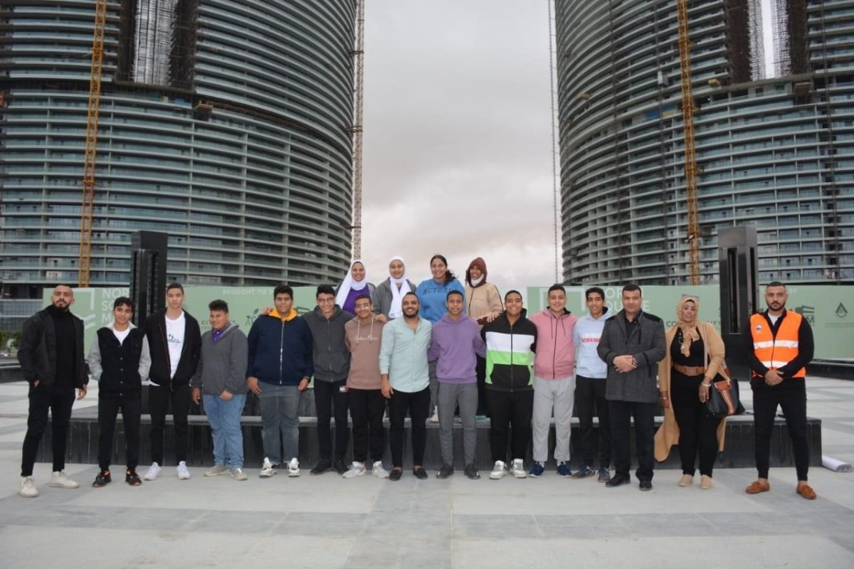 جهاز مدينة القاهرة الجديدة يُنظم زيارة لوفد طلابي لمدينة العلمين الجديدة