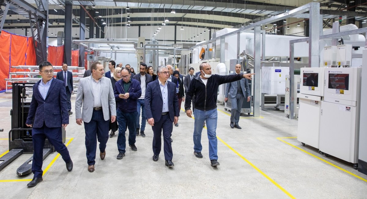 "وليد جمال الدين" يتفقد بعض المشروعات التابعة لشركة تيدا-مصر بالمنطقة الصناعية بالسخنة