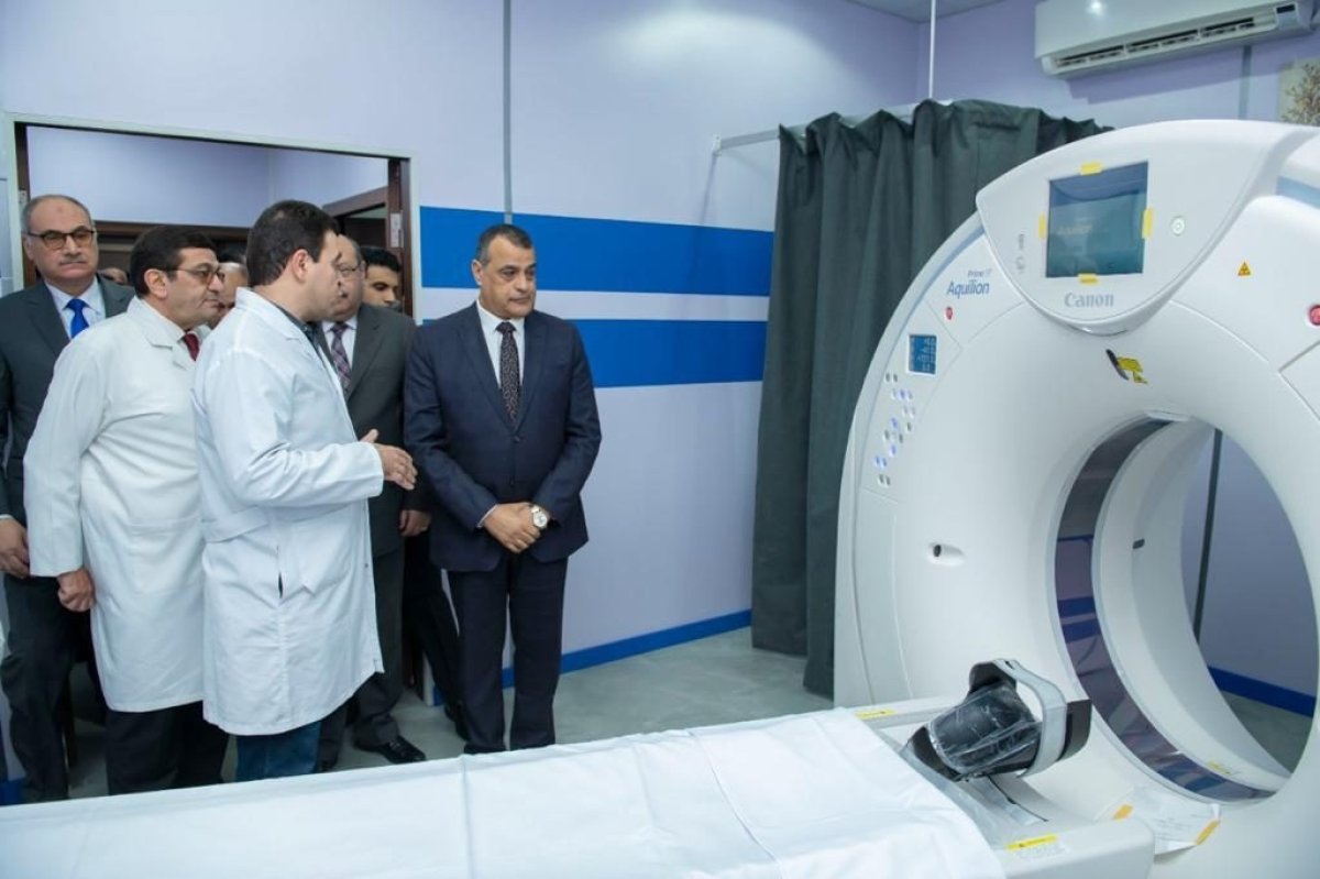 وزير الإنتاج الحربى يتفقد المركز الطبى التخصصي